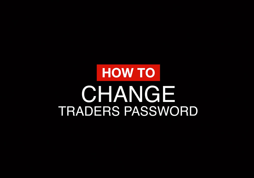 How to Change Traders Password